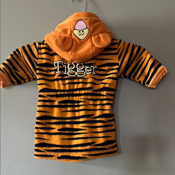 Orange and Black Tigger Striped Robe - Picture 3 of 4